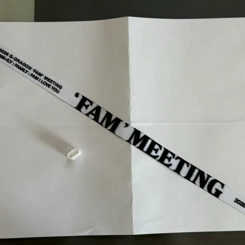 [BUNJANG] G-Dragon Fanmeeting Last Day Entry Ticket / 지드래곤 팬미팅 입장팔찌 막콘