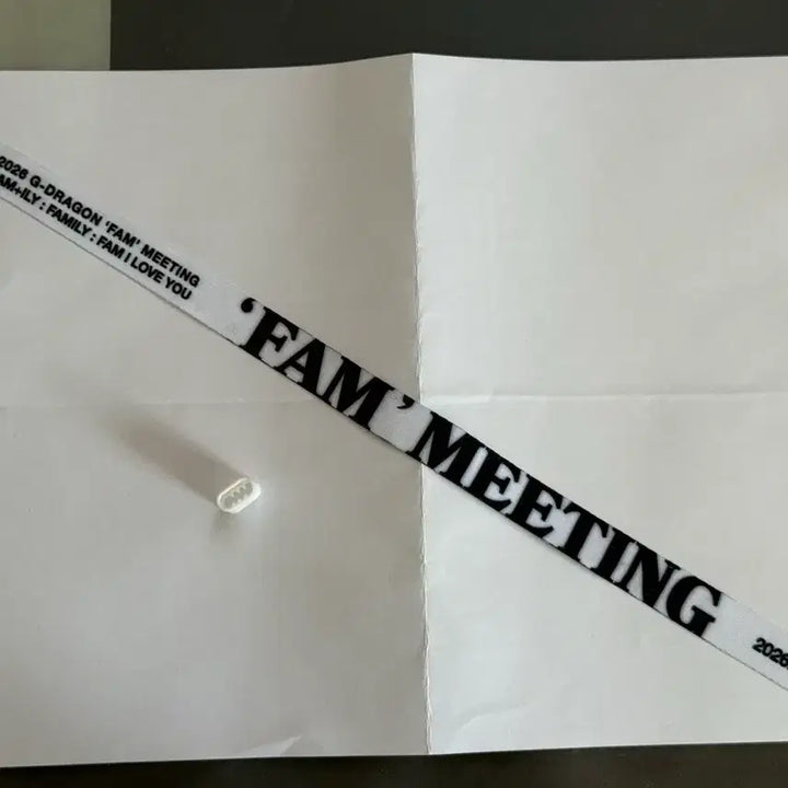 [BUNJANG] G-Dragon Fanmeeting Last Day Entry Ticket / 지드래곤 팬미팅 입장팔찌 막콘
