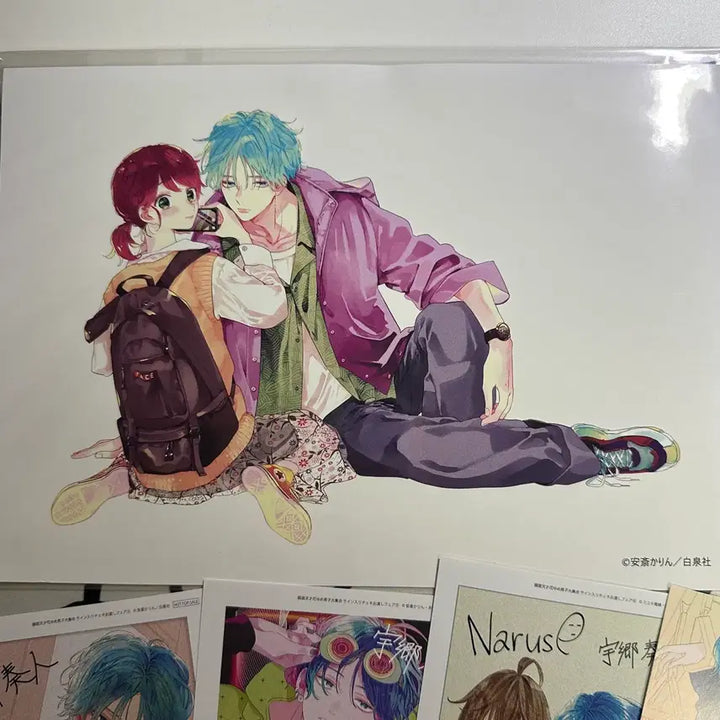 [BUNJANG] Face Only Can't Be Loved Animate Postcard Poster / 얼굴만으론 좋아할수 없어요 일본 서점 잡지 애니메이트 특전 엽서 포스터