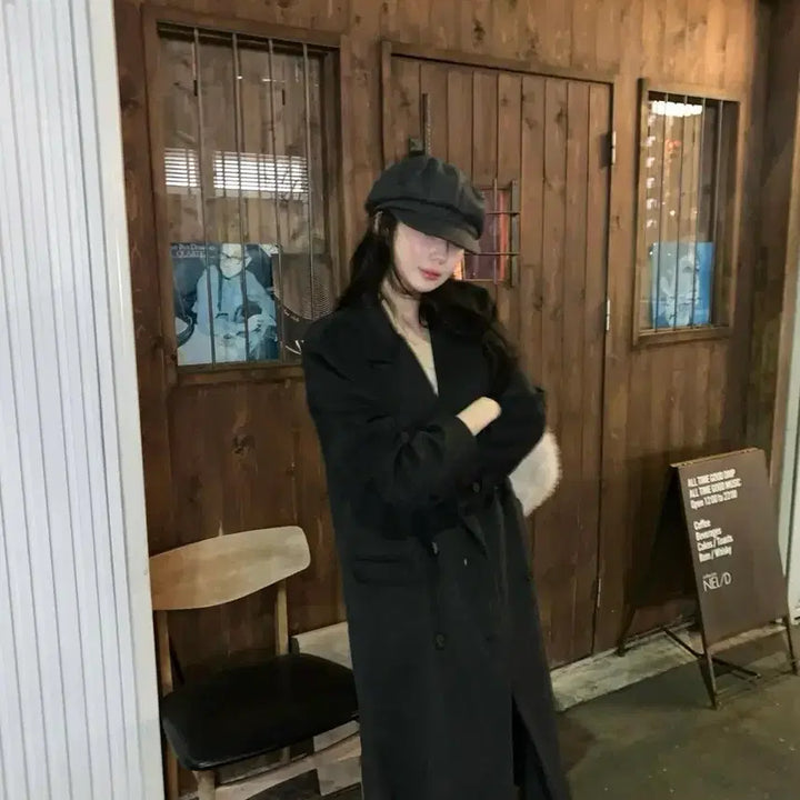 [BUNJANG] Rey Maron Charcoal Coat / 레예 마론 코트 차콜