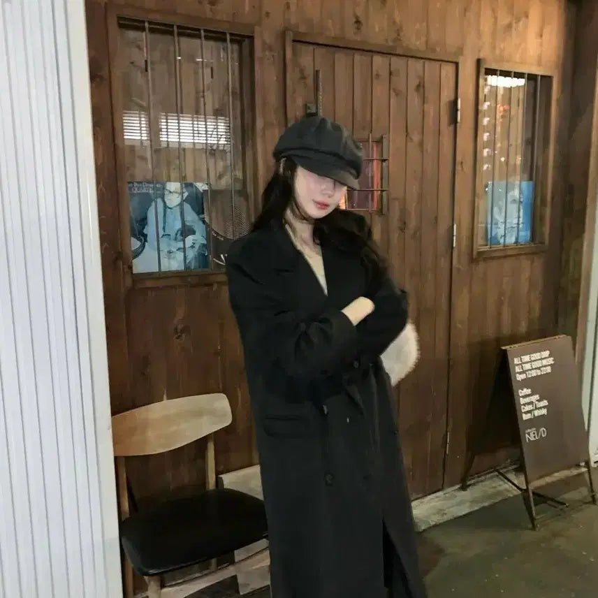 [BUNJANG] Rey Maron Charcoal Coat / 레예 마론 코트 차콜