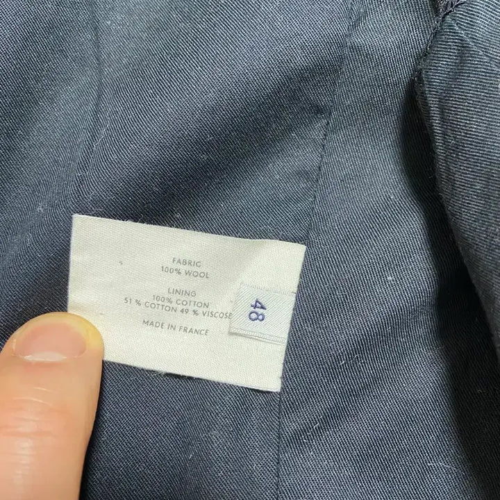 [BUNJANG] Lemaire Black Double Blazer Jacket (Size 48) / 르메르 48사이즈 블랙 더블블레이저 자켓