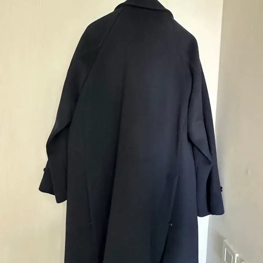 [BUNJANG] ARTIFACE Balmacaan Coat L Dark Navy / 아트이프액츠 발마칸코트L