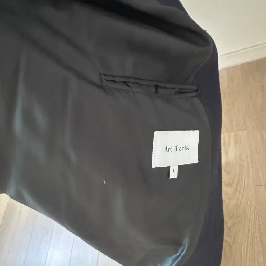 [BUNJANG] ARTIFACE Balmacaan Coat L Dark Navy / 아트이프액츠 발마칸코트L