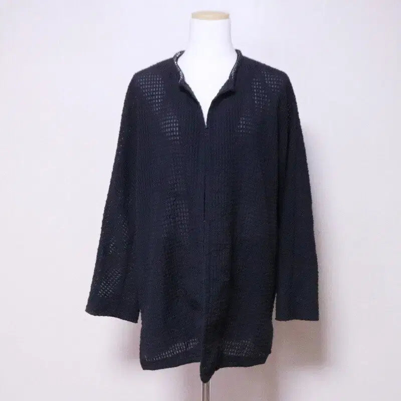 [BUNJANG] The Izzat 66 Oversized Check Nylon Jacket (Size 4) / 더아이잗 66 오버핏 체크 나일론 자켓 (4)