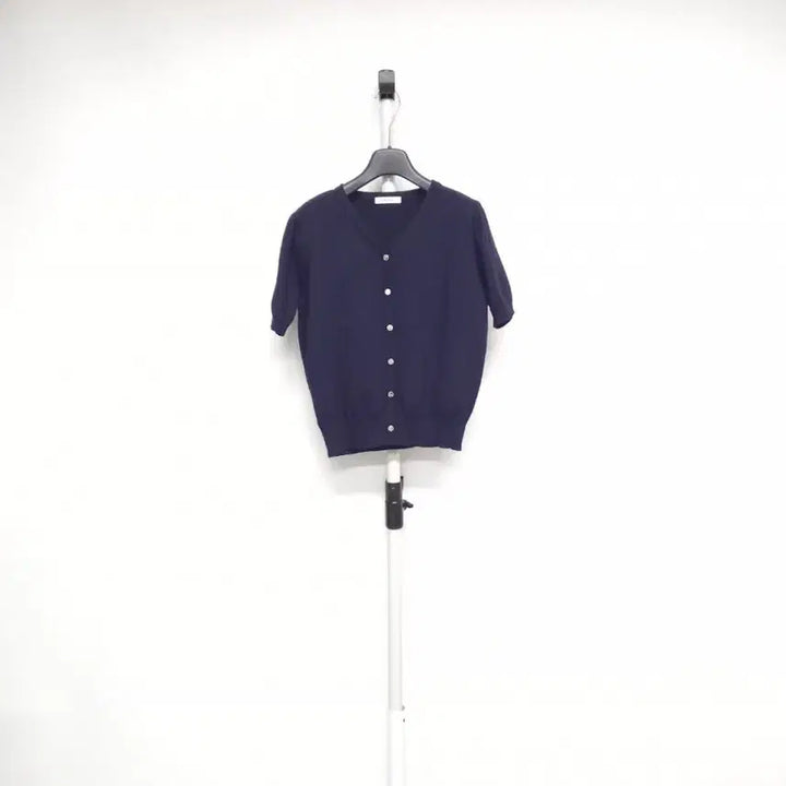 [BUNJANG] The Izzat Spring Autumn Knit Short Cardigan Navy / 새 더 아이잗 춘추 니트 숏 가디건 55