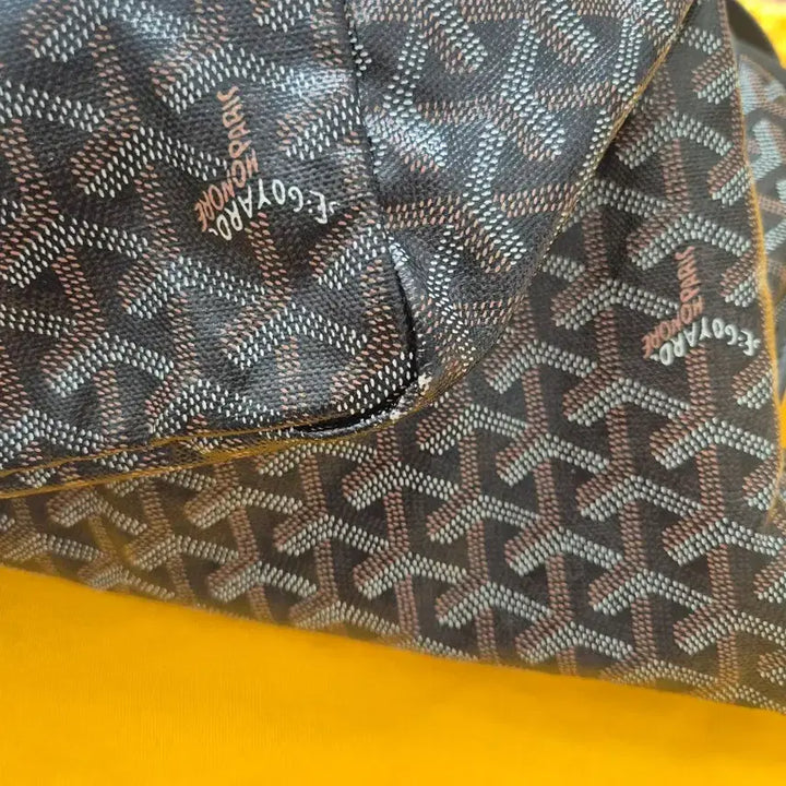 [BUNJANG] Goyard Saint Louis GM Black Tote Bag + Pouch / 고야드 생루이 GM 블랙 쇼퍼백 + 파우치