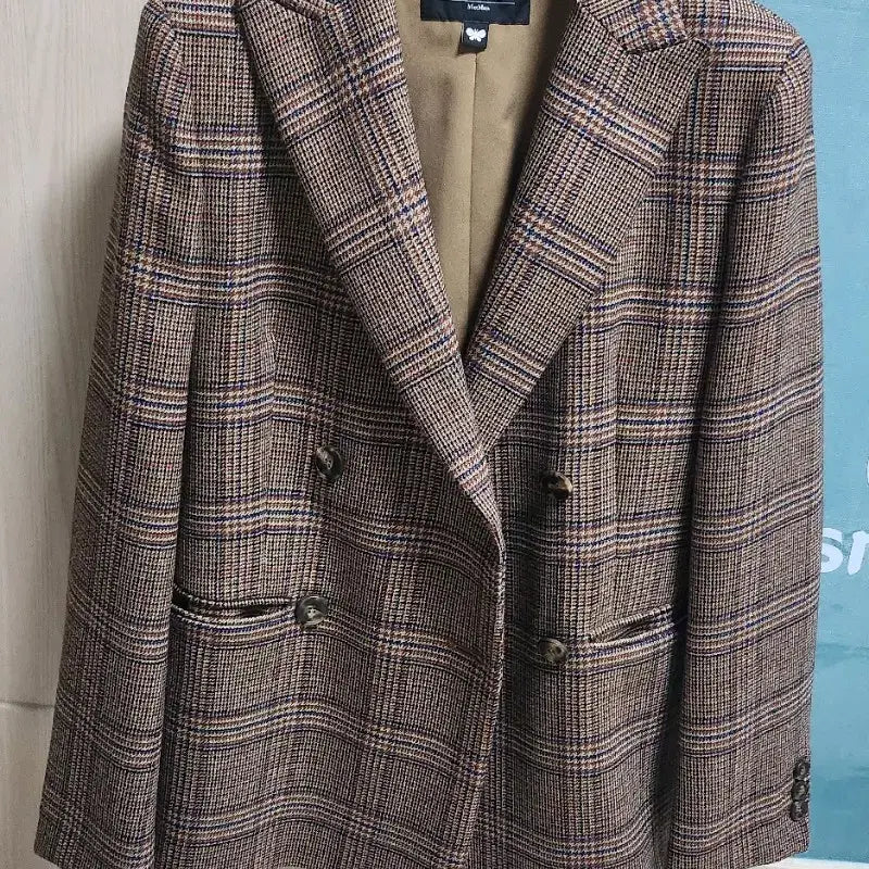 [BUNJANG] Max Mara Canada Wool Check Jacket / 막스마라 캐나다 울 체크 자켓(마지막가격내렸어요)