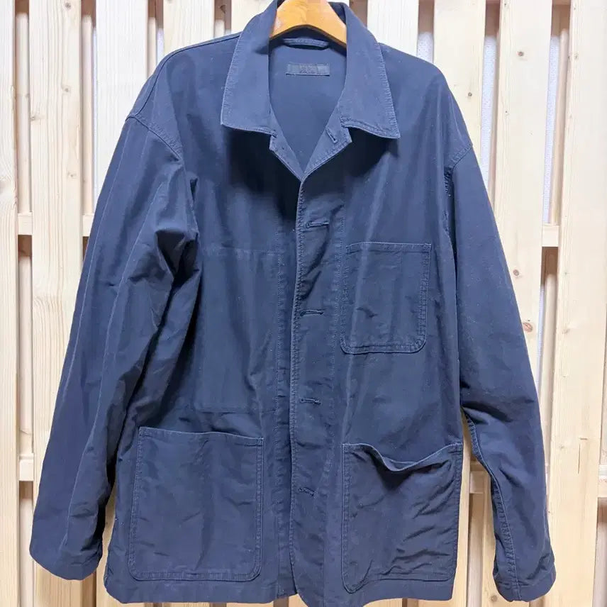 [BUNJANG] Uniqlo Work Jacket Navy L / 유니클로 워크자켓 네이비 L
