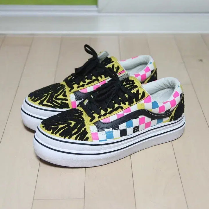 [BUNJANG] Vans Super Comfycuish Old Skool Multi Limited Edition Sneakers / [245] 반스 슈퍼 컴피쿠시 올드스쿨 멀티 한정판
