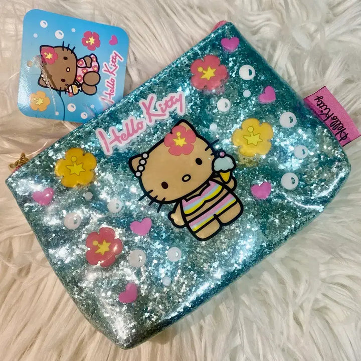 [BUNJANG] Glitch Pearl Pouch / 키티 태닝 고고걸 글러치 펄 파우치 (오늘만할인!!!)