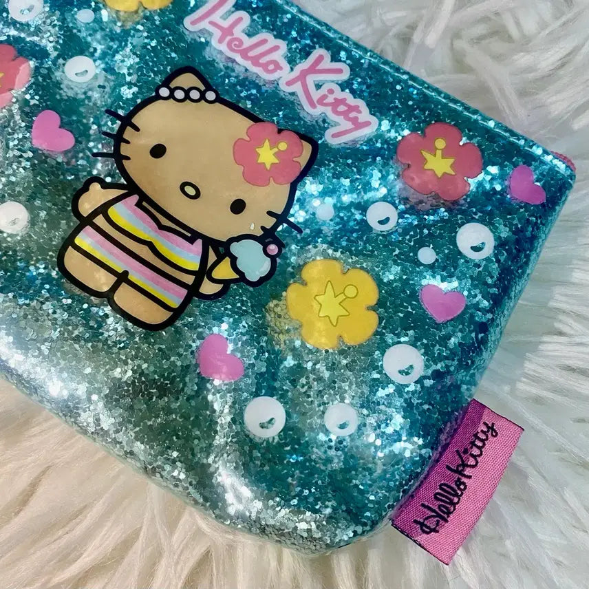 [BUNJANG] Glitch Pearl Pouch / 키티 태닝 고고걸 글러치 펄 파우치 (오늘만할인!!!)