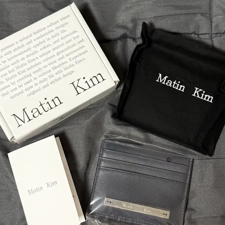 [SOLD OUT] 마뗑킴 카드지갑 네이비 새상품