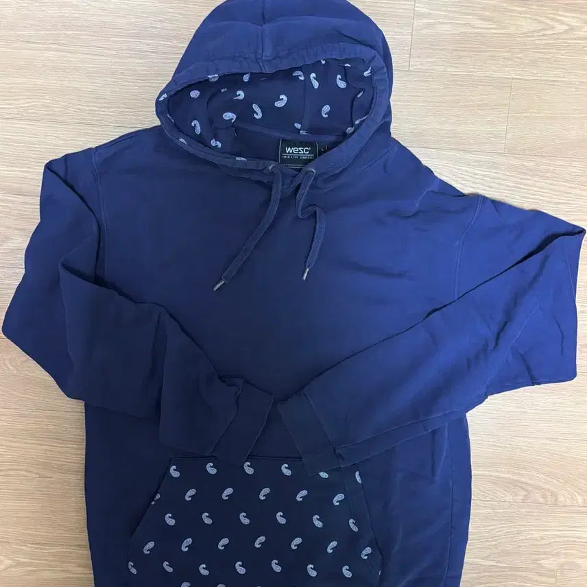 [BUNJANG] WeSC Navy Hoodie L Vintage / 위에스씨(WeSC) 네이비 후디 후드티 L 빈티지