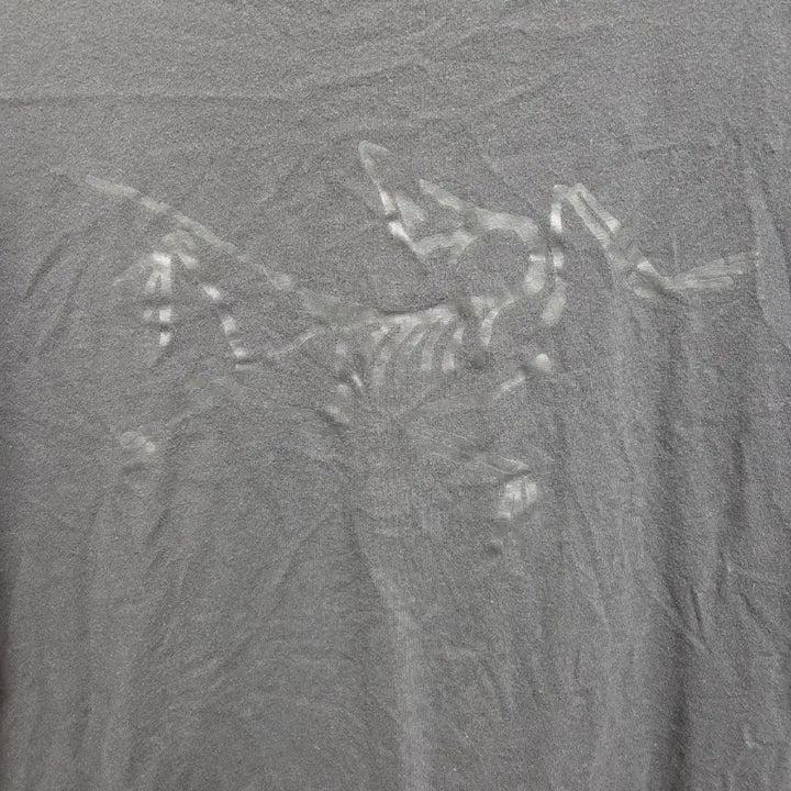 [BUNJANG] Arc'teryx Big Logo Black T-shirt / 아크테릭스 빅 로고 프린팅 블랙 티셔츠 S(95)