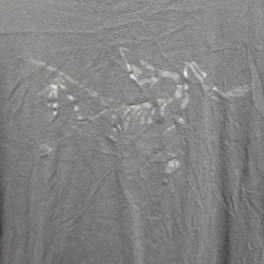 [BUNJANG] Arc'teryx Big Logo Black T-shirt / 아크테릭스 빅 로고 프린팅 블랙 티셔츠 S(95)