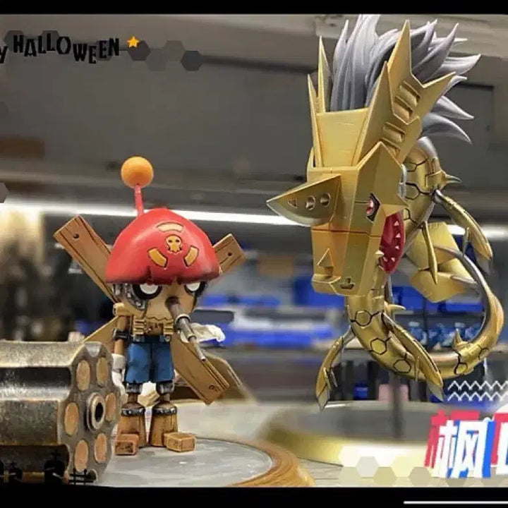 [BUNJANG] MetalSeadramon SD Digimon Resin Figure / 메탈시드라몬 SD 디지몬 레진 피규어