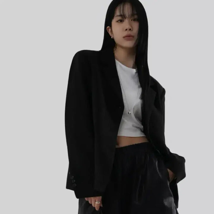 [BUNJANG] Autumn Made Essential Jacket Black / 새상품 어텀 made 에센셜 자켓 블랙