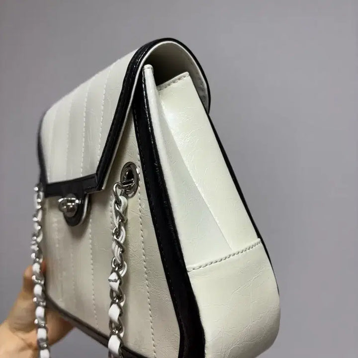 [BUNJANG] AULOW Cardinal Red Chain Shoulder Bag / 카디널 레드 아울로백 체인 숄더백 믹스 글로스