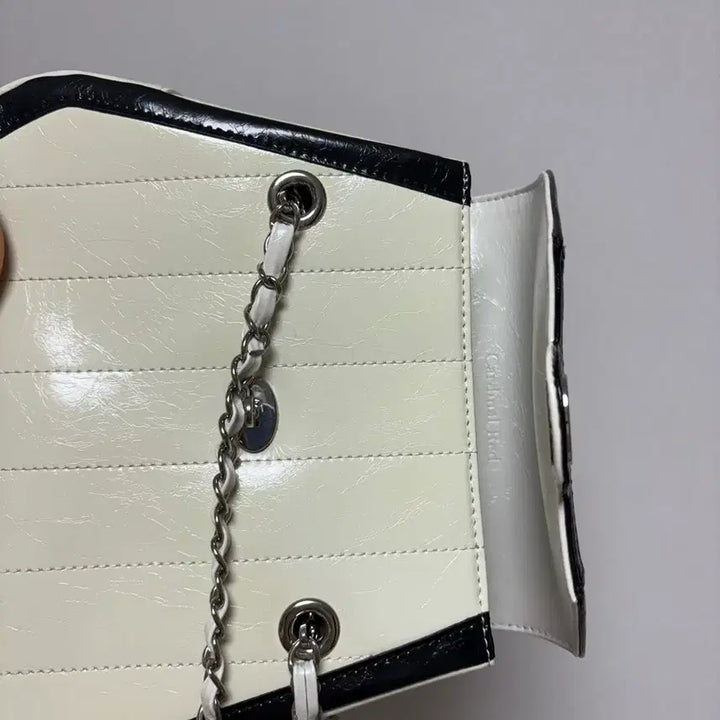 [BUNJANG] AULOW Cardinal Red Chain Shoulder Bag / 카디널 레드 아울로백 체인 숄더백 믹스 글로스