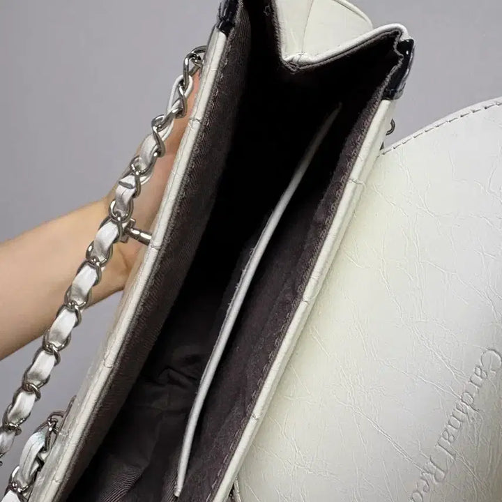 [BUNJANG] AULOW Cardinal Red Chain Shoulder Bag / 카디널 레드 아울로백 체인 숄더백 믹스 글로스