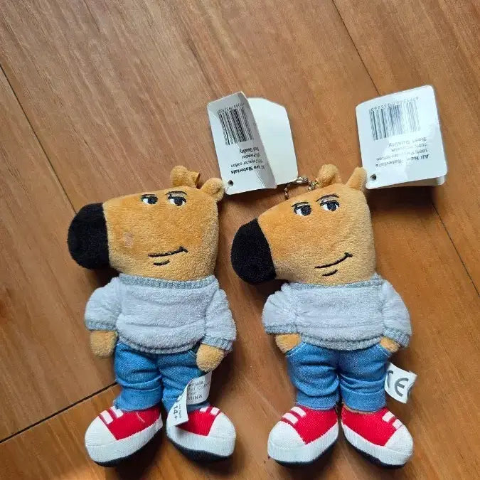 [BUNJANG] Chilgai Doll Keychain Set / 칠가이 인형 키링 2개