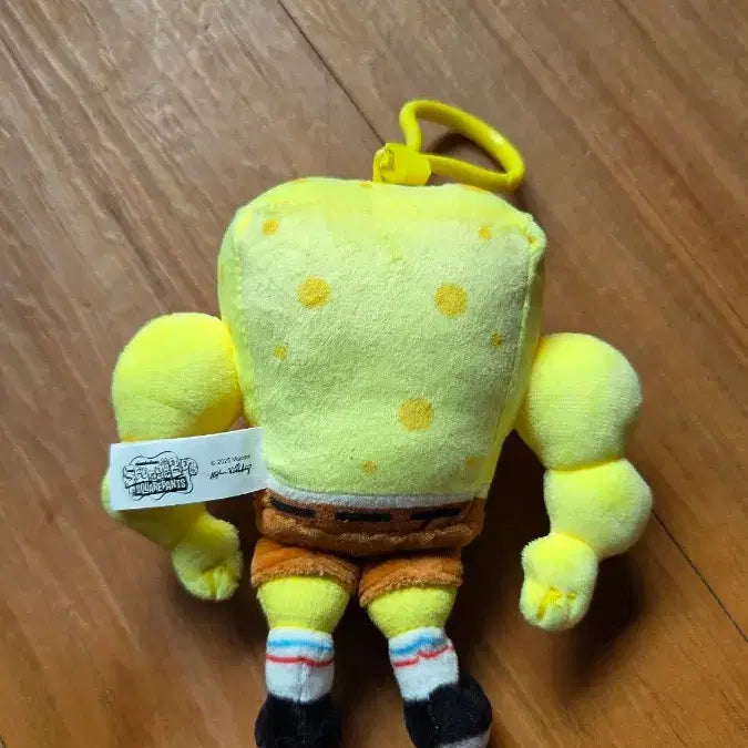 [BUNJANG] SpongeBob Muscle Figure Keychain / 스폰지밥 근육 인형 키링