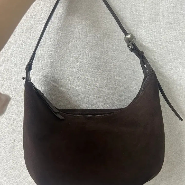 [BUNJANG] Archive Appke Love Moon Suede Shoulder Bag / 아카이브앱크 러브문 스웨이드