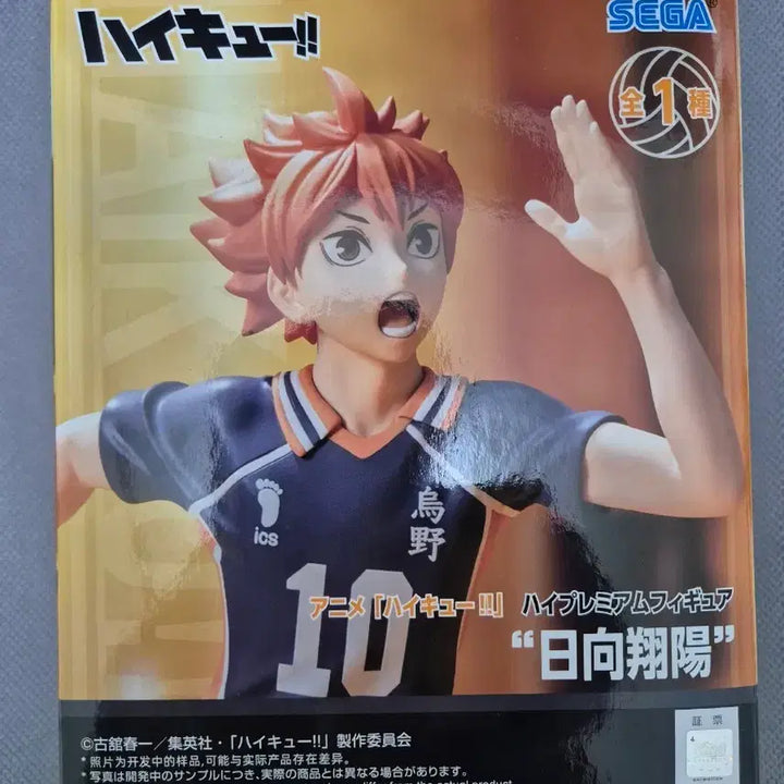 [BUNJANG] Sega Haikyu!! Shoyo Hinata Figure / 미개봉 세가 하이큐!! 히나타 쇼요 피규어