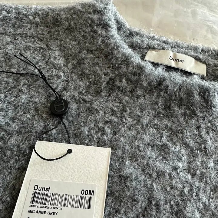 [BUNJANG] Dunst Cloud Boucle Sweater Melange Gray / [M] 던스트 클라우드 부클레 스웨터 멜란지 그레이