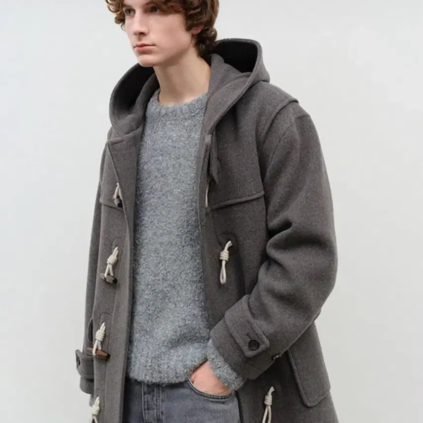 [SOLD OUT] [M] 던스트 클라우드 부클레 스웨터 멜란지 그레이