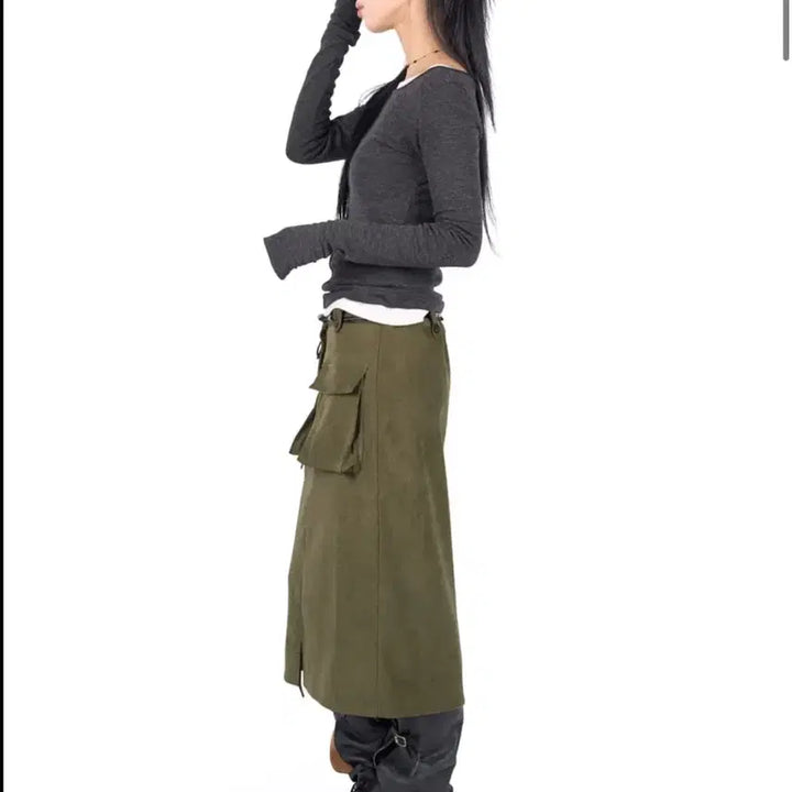 [BUNJANG] ITZY Ryujin Layered Long Sleeve Set / 릿킴 레이어드 롱슬리브 세트