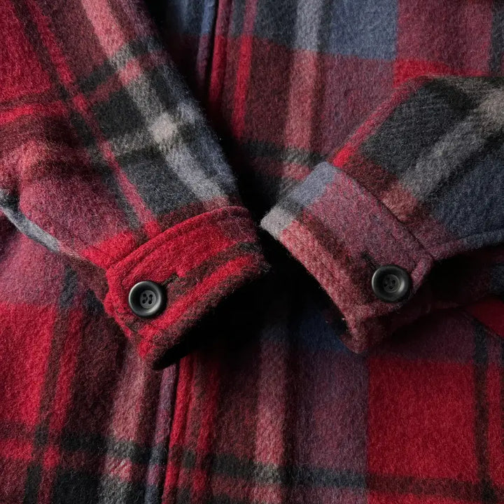 [BUNJANG] OSHKOSH Red Tartan Check Wool Jacket / [M]OSHKOSH 오시코시 레드 타탄체크 울 자켓