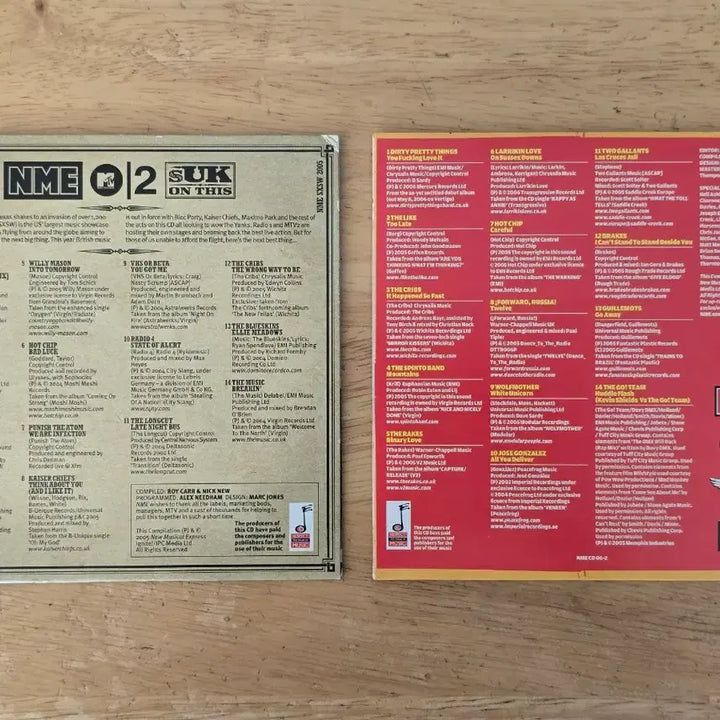 [BUNJANG] NME Compilation CD Album / CD 음반 NME Compilation 영국반