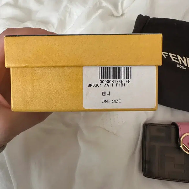 [BUNJANG] Fendi Accordion Card Wallet - Pink / 펜디 아코디언 카드지갑 핑크
