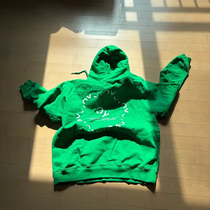 [BUNJANG] OWSV Hooded Sweatshirt Green / 오와이 후드티 그린