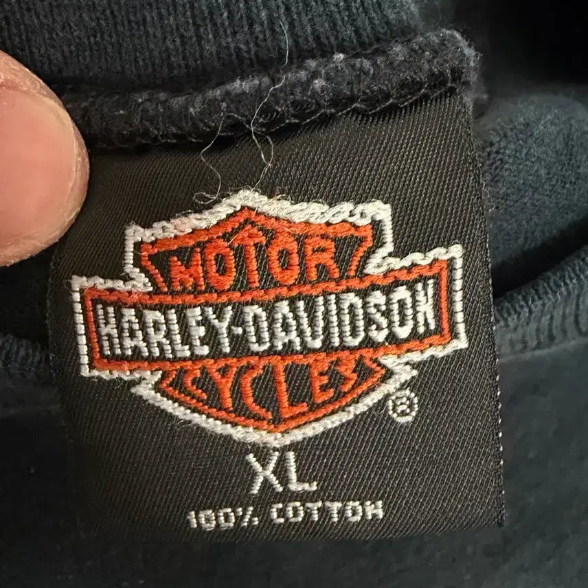 [BUNJANG] Harley Davidson 90s Flame Long Sleeve / 할리 데이비슨 90s 플레임 롱슬리브 1998 빈티지