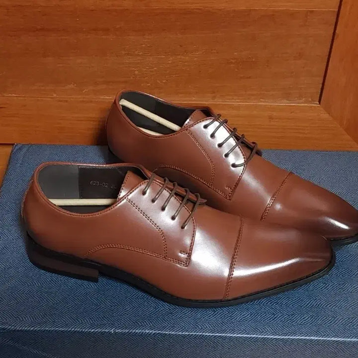 [BUNJANG] 260 Leather Loafers / 새상품 천연 가죽 구두 로퍼 260 소가죽 운동화