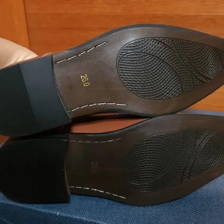 [BUNJANG] 260 Leather Loafers / 새상품 천연 가죽 구두 로퍼 260 소가죽 운동화