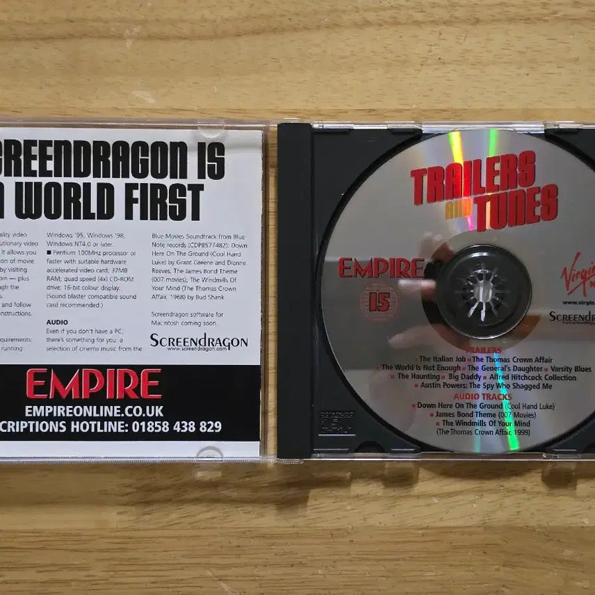 [BUNJANG] Various Artists Trailers And Tunes CD PROMO / CD 음반 Trailers And Tunes PROMO 영국반