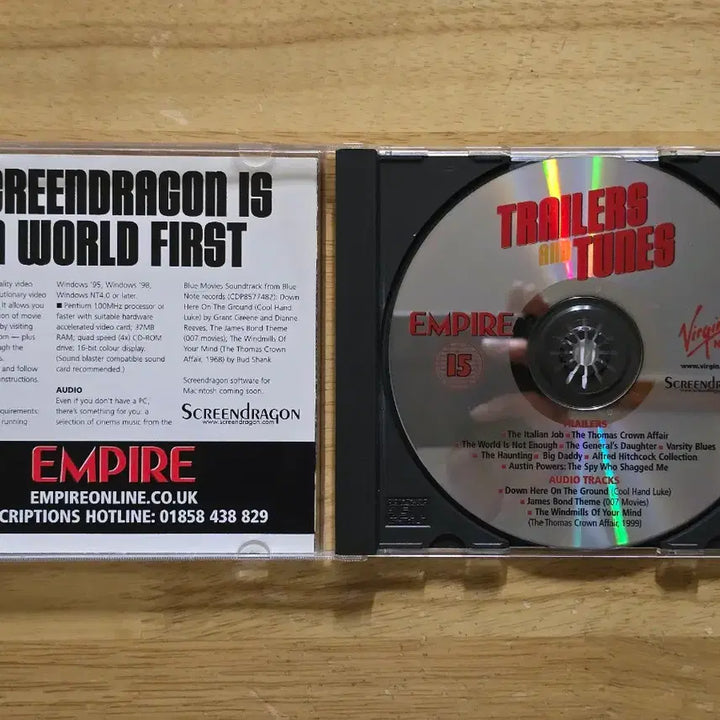[BUNJANG] Trailers And Tunes PROMO UK CD / CD 음반 Trailers And Tunes PROMO 영국반