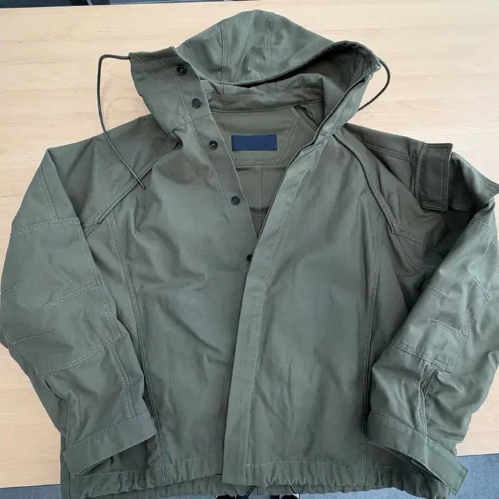 [BUNJANG] Juun.J Cotton Raglan Hooded Jacket / 준지 코튼 스트링 래글런 후드 자켓