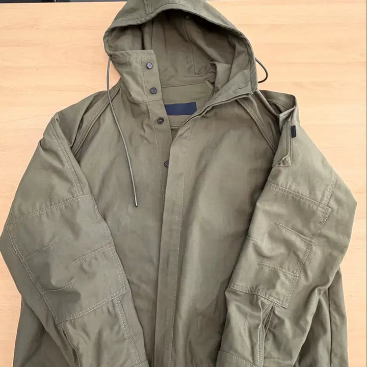 [BUNJANG] Juun.J Cotton Raglan Hooded Jacket / 준지 코튼 스트링 래글런 후드 자켓