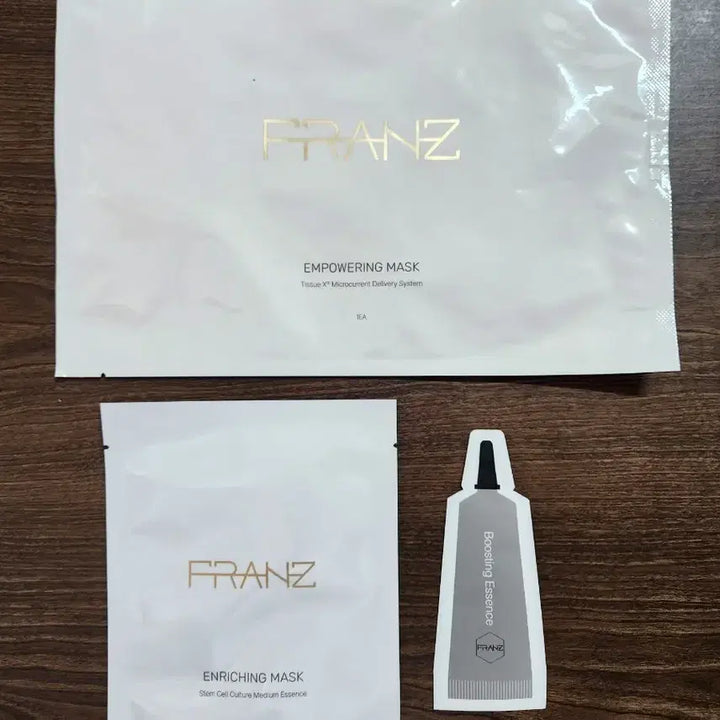 [BUNJANG] Franz Eternum Luxe Stem Cell Microcurrent Mask Pack 1 Set (4 Masks) / 프란츠 에테르넘 럭스 줄기세포배양액 미세전류 마스크팩 1세트 4회분