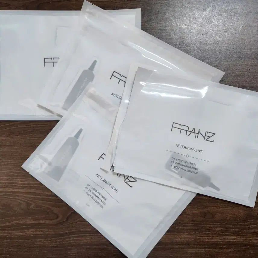 [BUNJANG] Franz Eternum Luxe Stem Cell Microcurrent Mask Pack 1 Set (4 Masks) / 프란츠 에테르넘 럭스 줄기세포배양액 미세전류 마스크팩 1세트 4회분