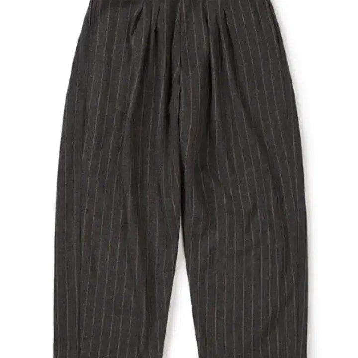[BUNJANG] KARACTOR Herringbone Pleated Pants Gray / [00] karactor 카락터 울 헤링본 플리츠 팬츠 그레이