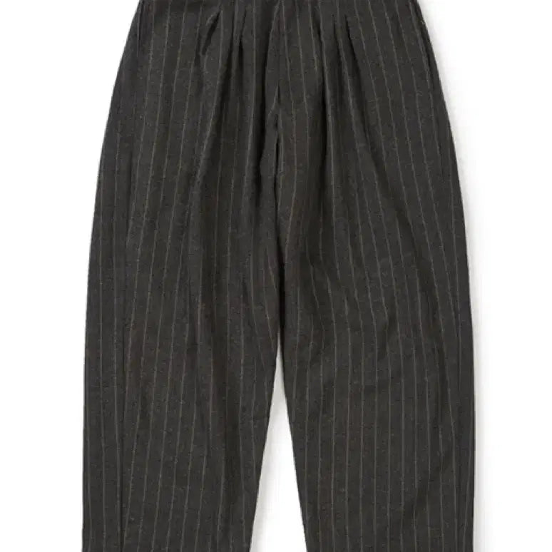[BUNJANG] KARACTOR Herringbone Pleated Pants Gray / [00] karactor 카락터 울 헤링본 플리츠 팬츠 그레이