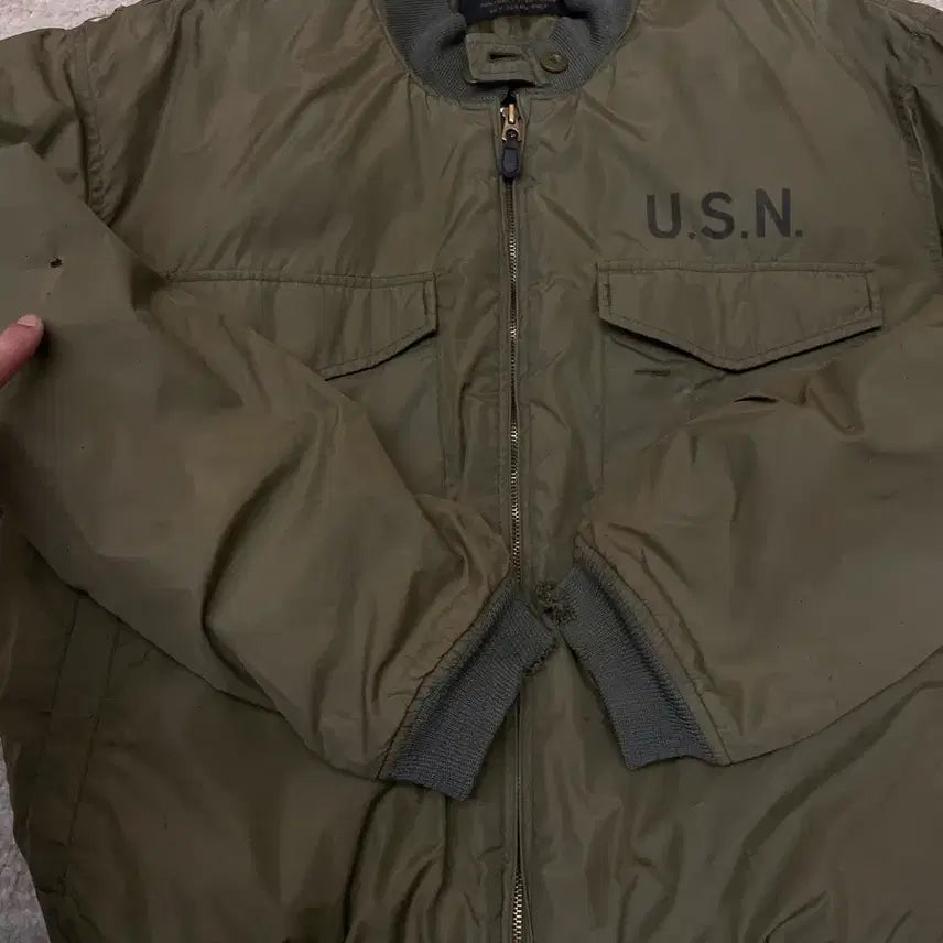 [BUNJANG] U.S. Navy G-8 WEP Flight Jacket / [XL] 밀리터리 U.S NAVY G-8 WEP 플라이트 자켓