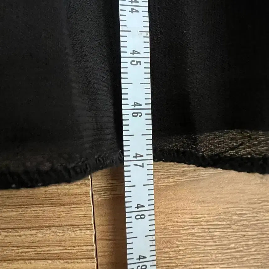 [BUNJANG] Black Pleated Frill Tank Top / 프릴 플리츠 블랙 나시 903