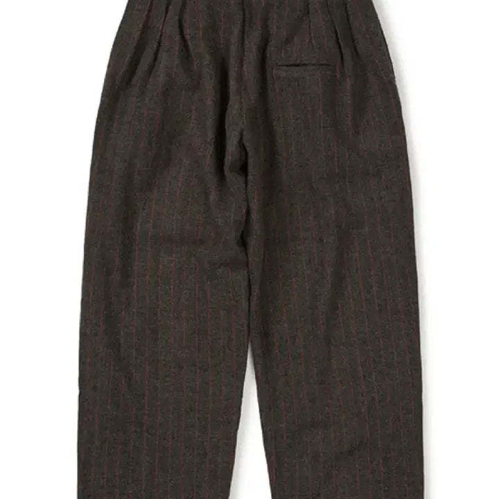 [BUNJANG] Karactor Herringbone Pleated Pants Brown / [00] karactor 카락터 울 헤링본 플리츠 팬츠 브라운